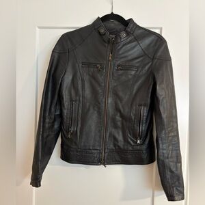 Vera Pelle Black Leather Jacket
